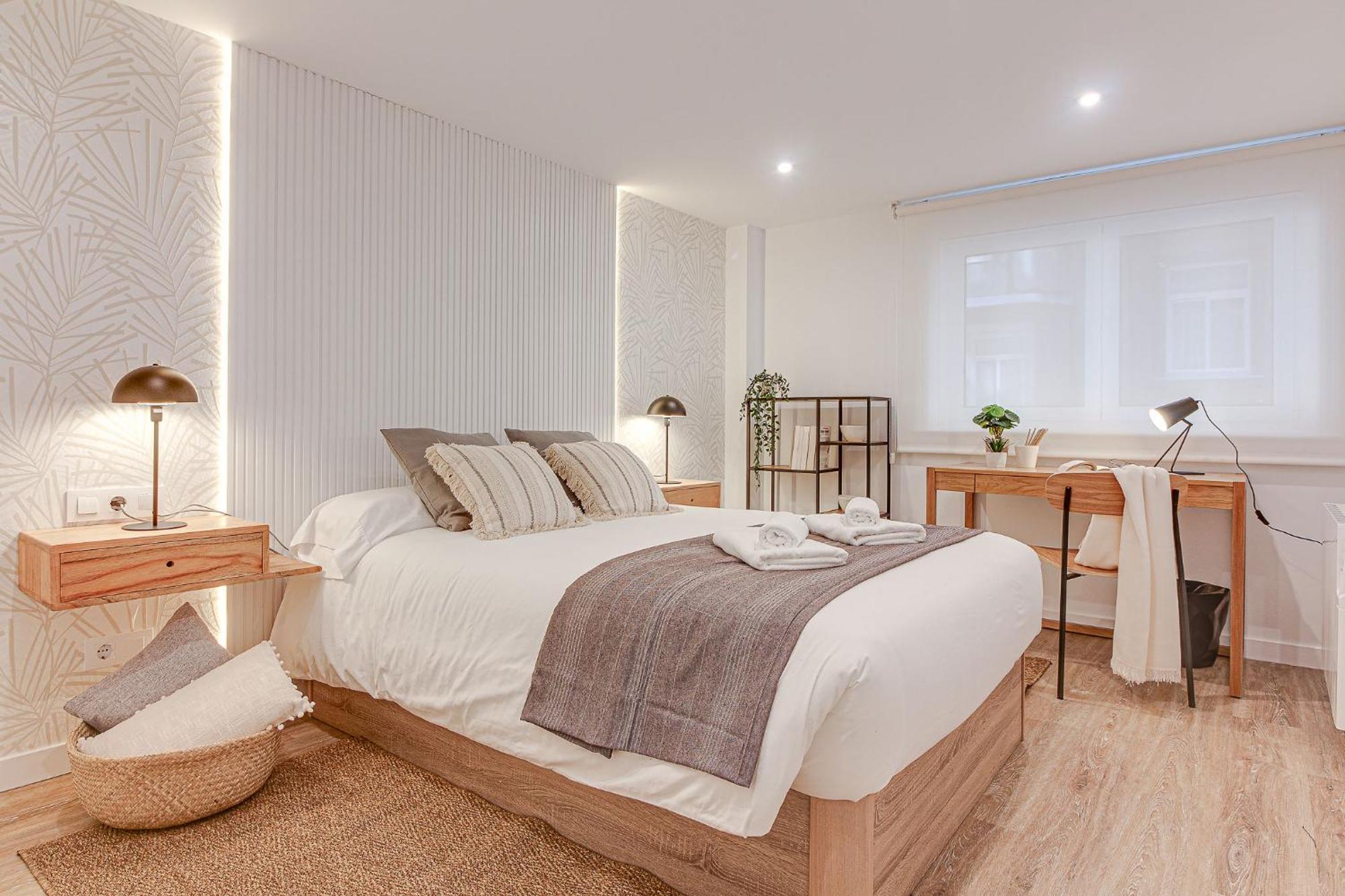 Diseno A Coruna Con Garaje Gratis By Theblueapartments Com Exterior foto